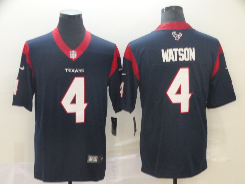 Men's Deshaun Watson Houston Texans #4 Vapor Limited Jersey - Navy